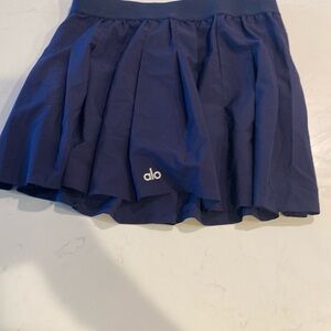 Alo Navy Blue Athletic Skirt